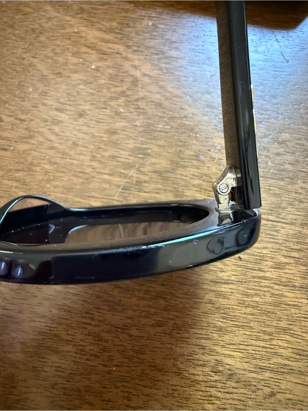 Celine Black Oval Triomphe Sunglasses - Picture 8 of 14